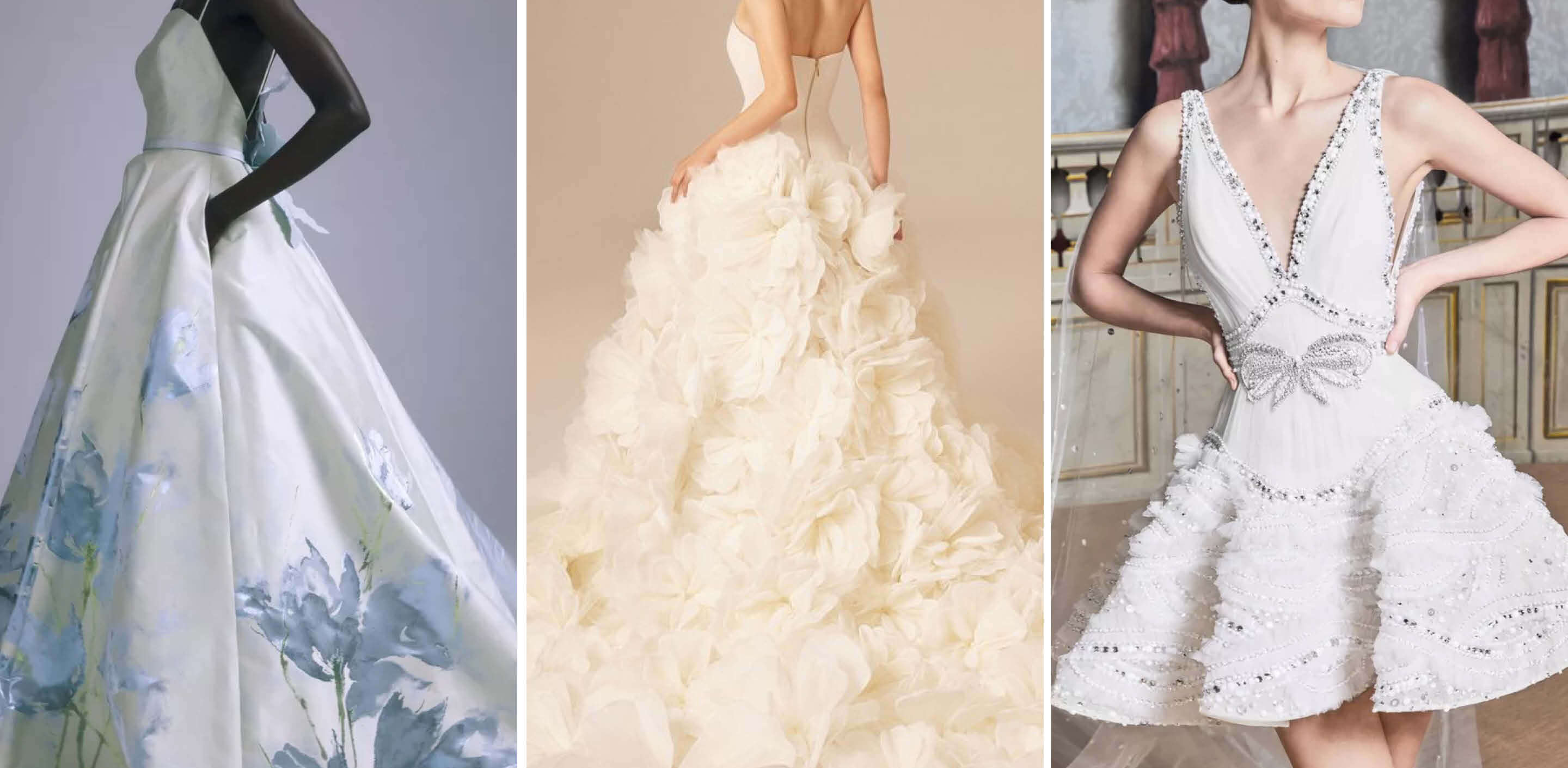 20 Wedding Dresses with Bows Spotted at Bridal Fashion Week