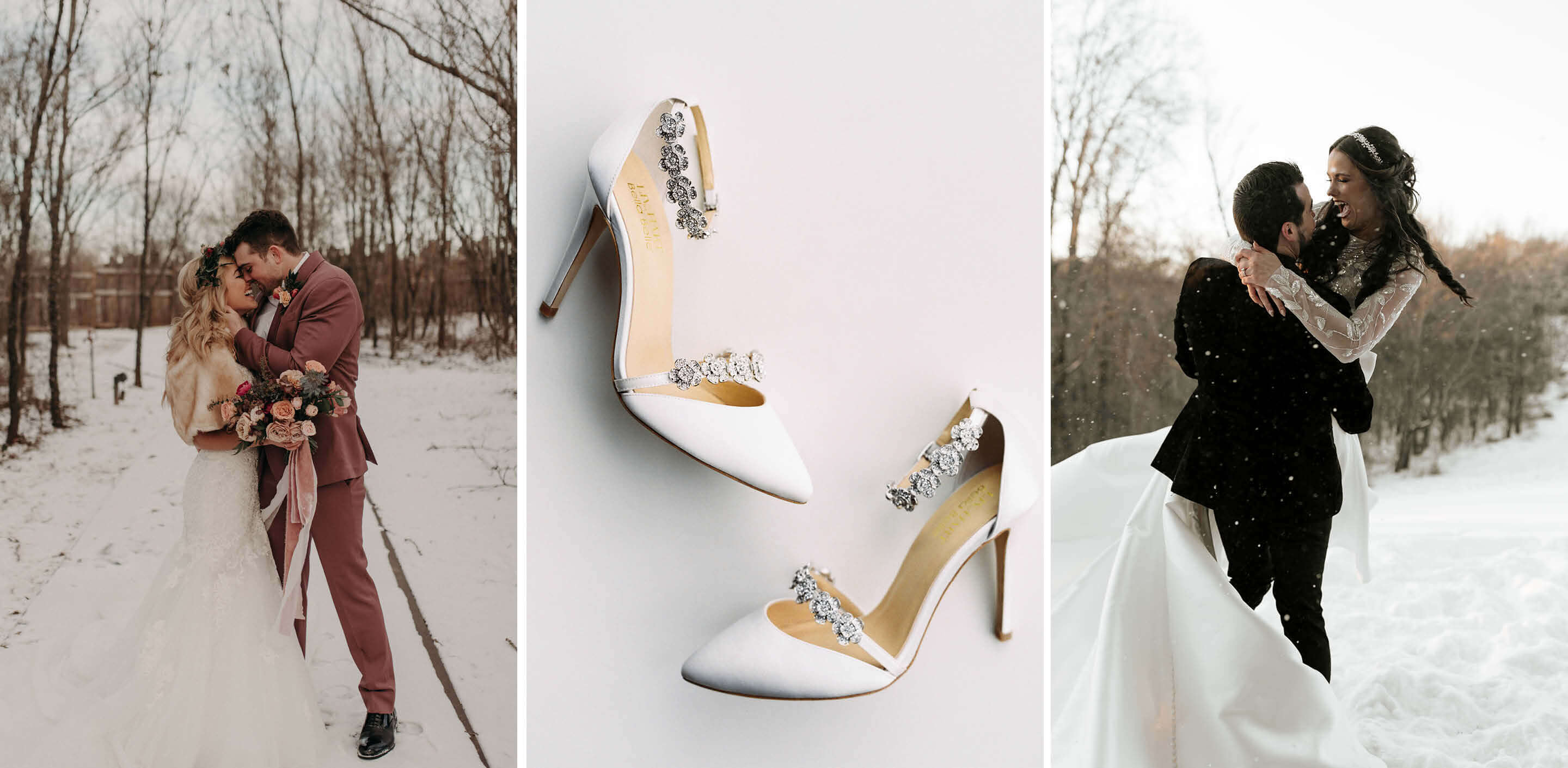 Metallic Winter Wedding Shoes 10 Winter Bride Shoes For A Winter