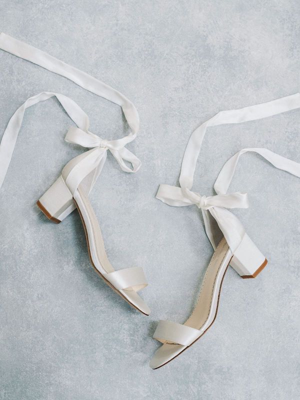 Block Heel Wedding Shoes: Low to High Heels
