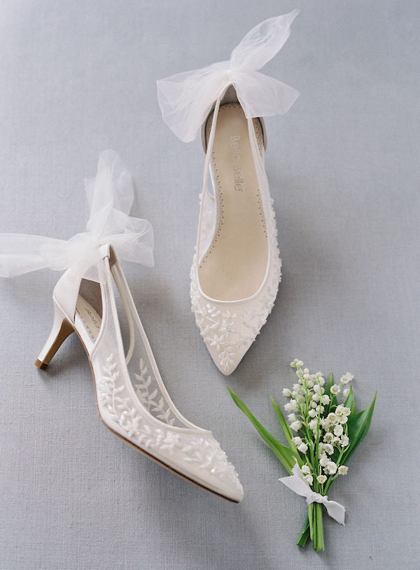 Comfortable bridal shoes low heel Clearance