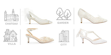 wedding low heels based on your venue