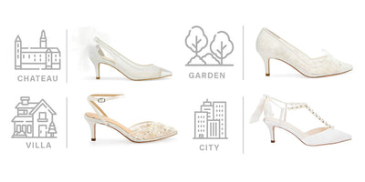 wedding low heels based on your venue