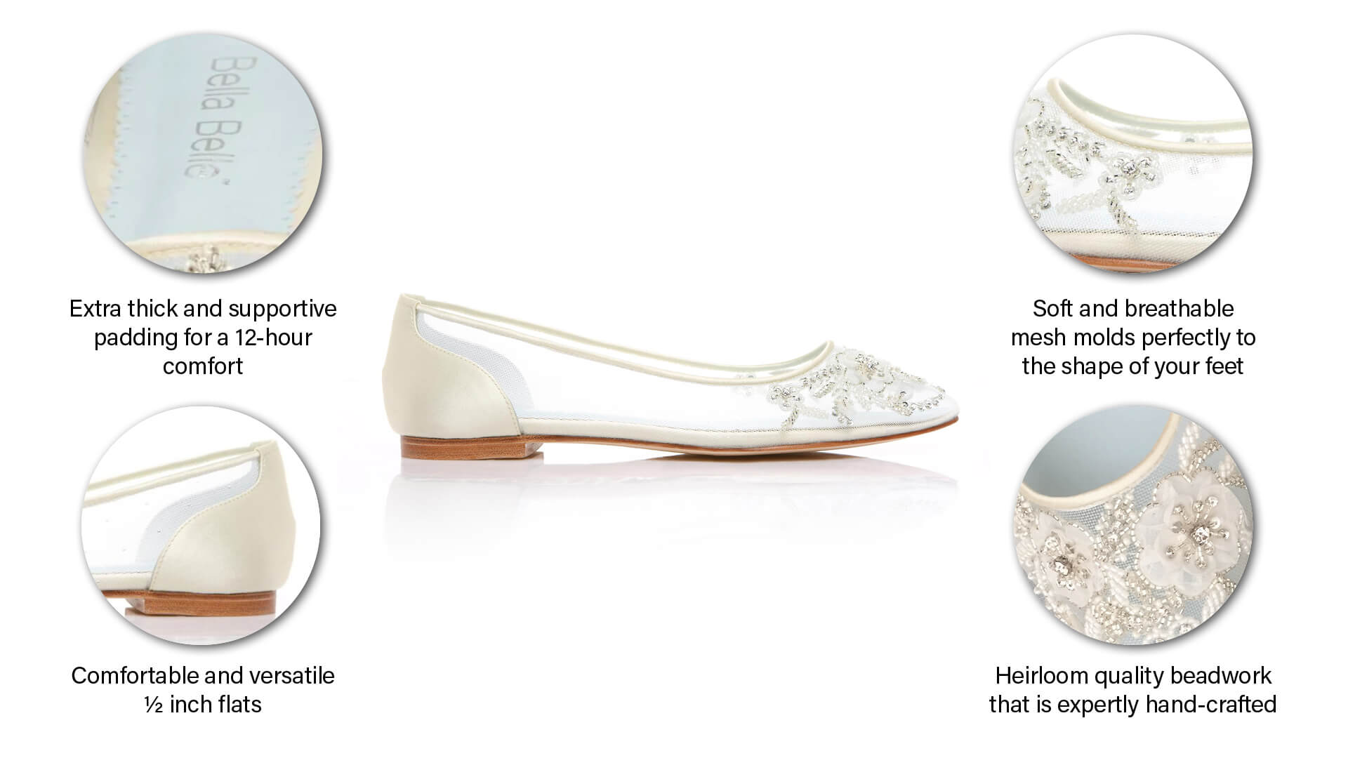 what makes bella belle bridal flats so special