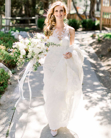 bella belle real bride wearing adora