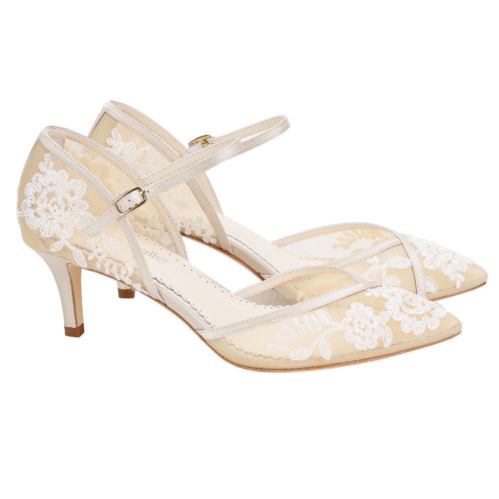 Nude small heel shoes Clearance