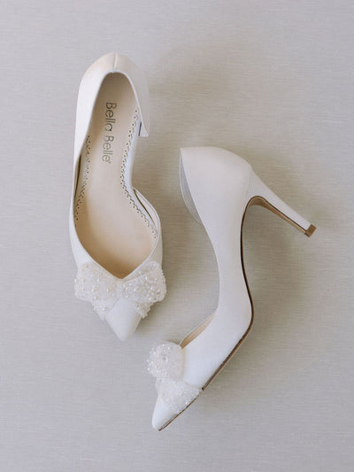 bella belle mid wedding heels