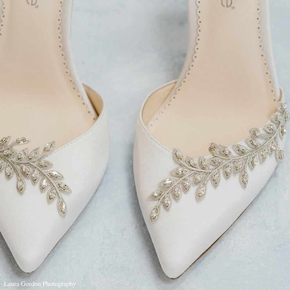 Bella Belle Shoes Victoria Crystal High Heel Wedding Shoes Rhinestone Embellished