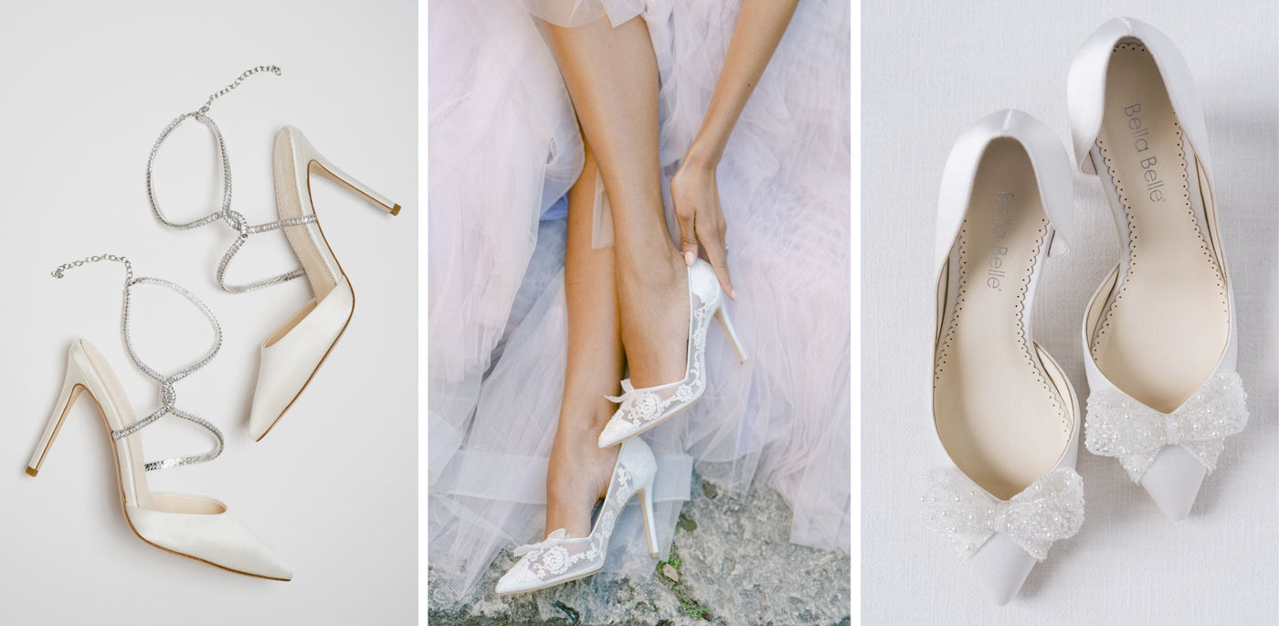 10 Pointed Toe Shoes for Wedding Dresses with Slits 10 Pointed Toe Shoes for Wedding Dresses with Slits
