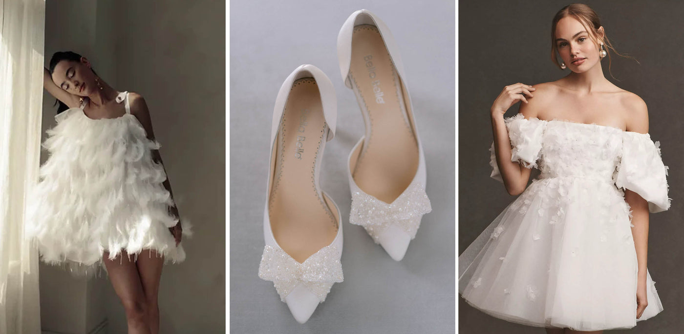 Babydoll Wedding Dress & Bridal Shoes For the Fashionista Bride Babydoll Wedding Dress & Bridal Shoes For the Fashionista Bride