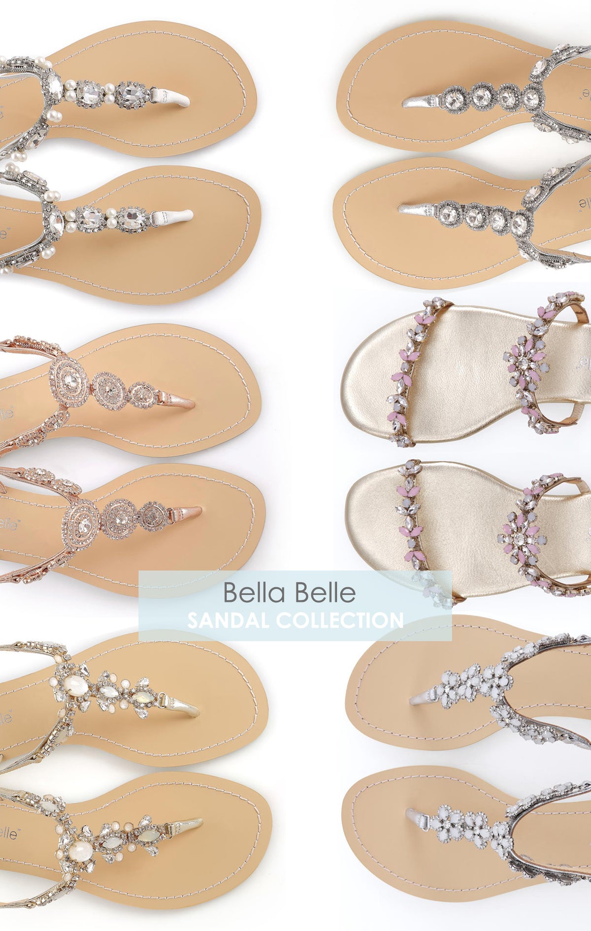 Bella Belle wedding sandals collection