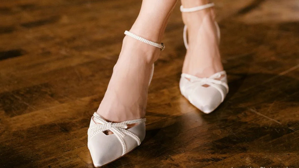 Slingback Wedding Shoes