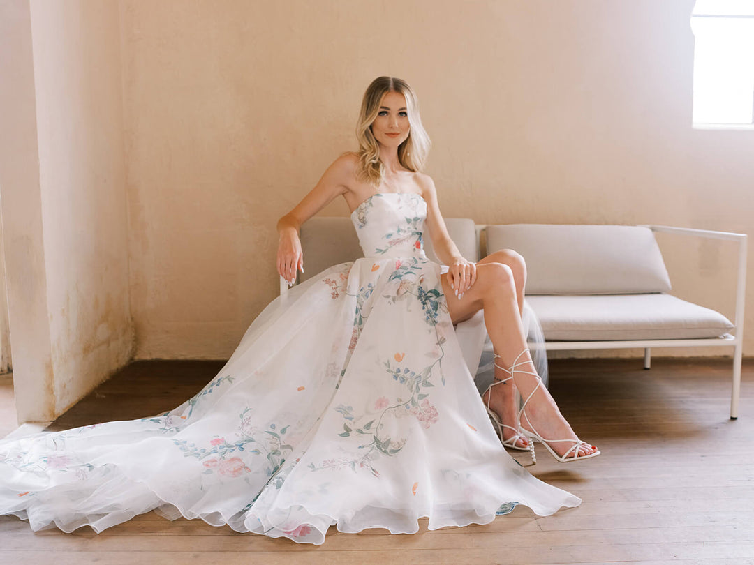 Vibrant Floral Print Wedding Guest Dresses Paired with our Stunning Shoes 