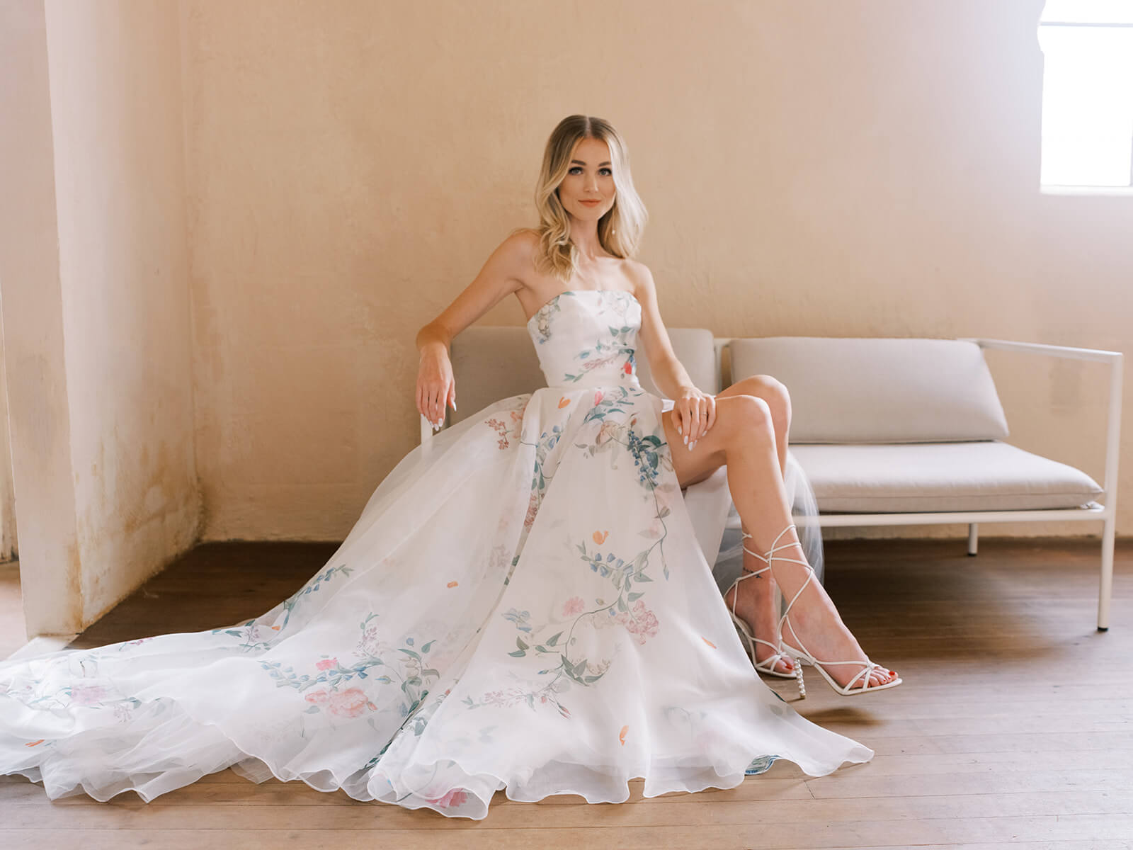Vibrant Floral Print Wedding Guest Dresses Paired with our Stunning Shoes 