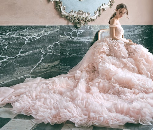 Monique Lhuillier Wedding Dresses Paired With Dreamy Wedding Shoes