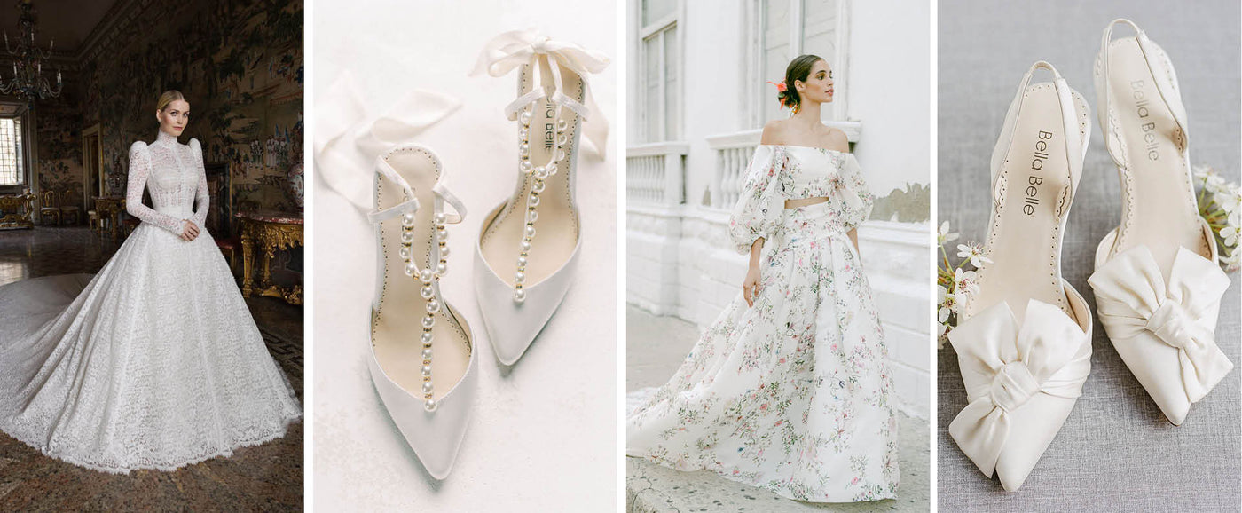 top 2022 wedding dress trends and shoes