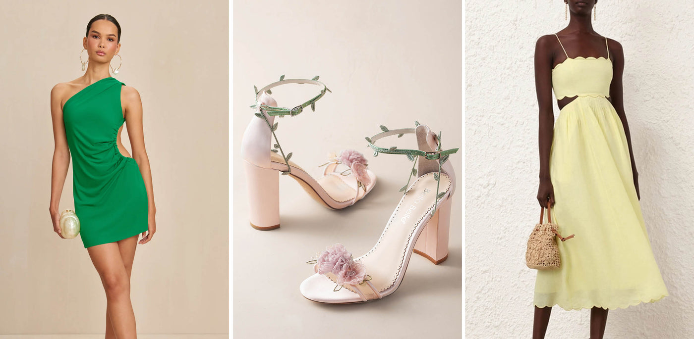 outfits and shoes To Wear To A Spring Wedding As A Wedding Guest 