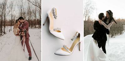 10 Elegant Winter Bride Shoes