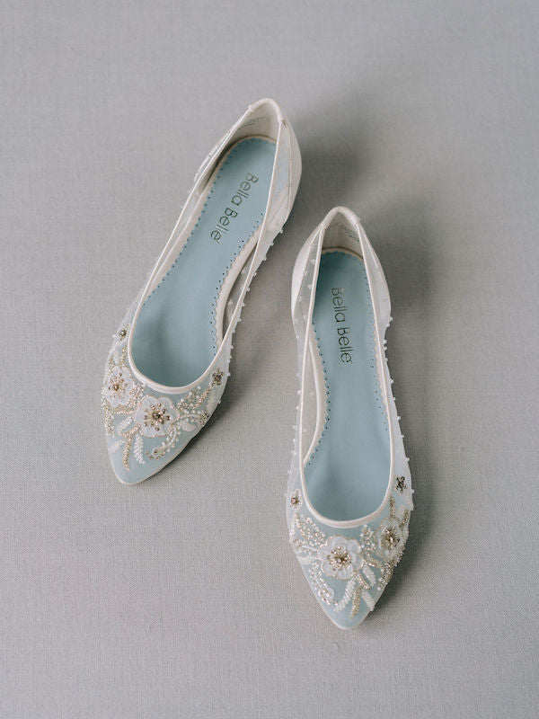 flat wedding shoes