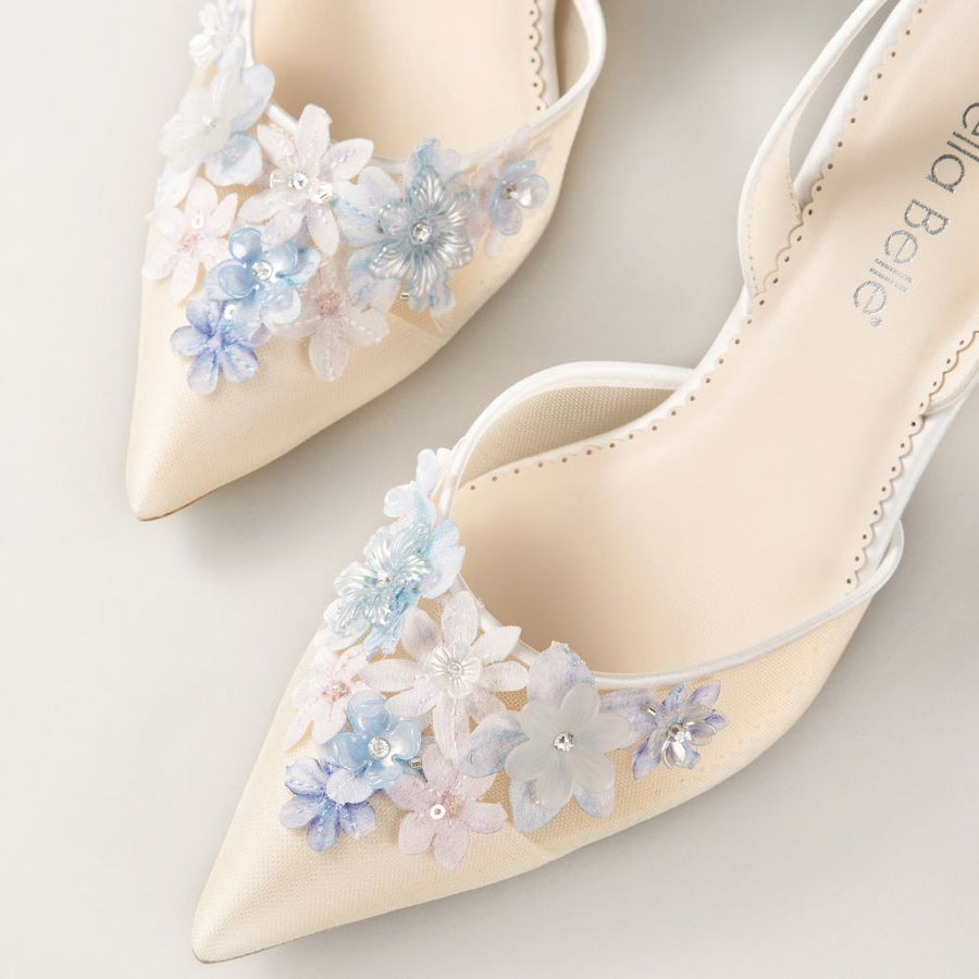 Becca Floral Slingback Heels