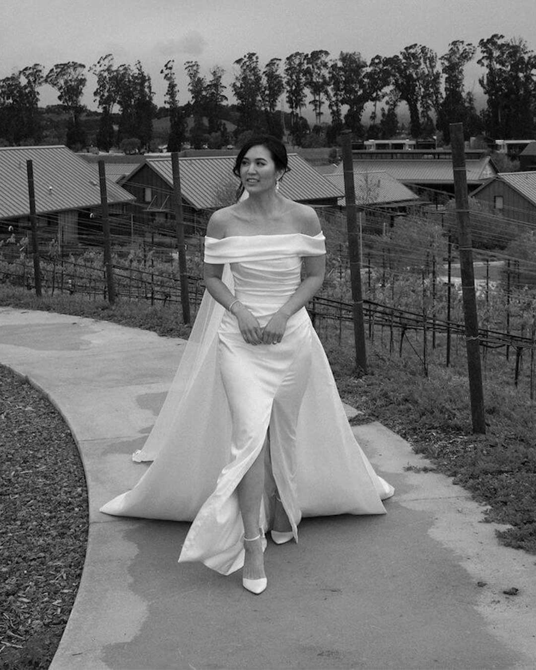 Bella Belle real brides in mirabelle bow wedding heels