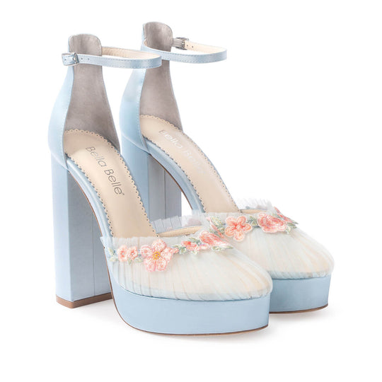 Platform Sandals Heels Pale Blue Sandals Light Blue Platform Heels
