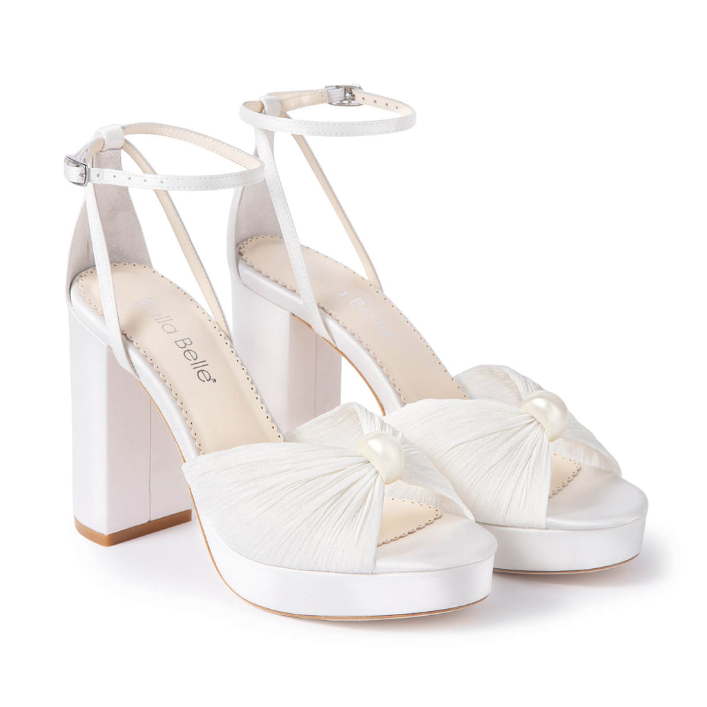 Lexi Wedding Lexi Pearl Platform Bridal Heels