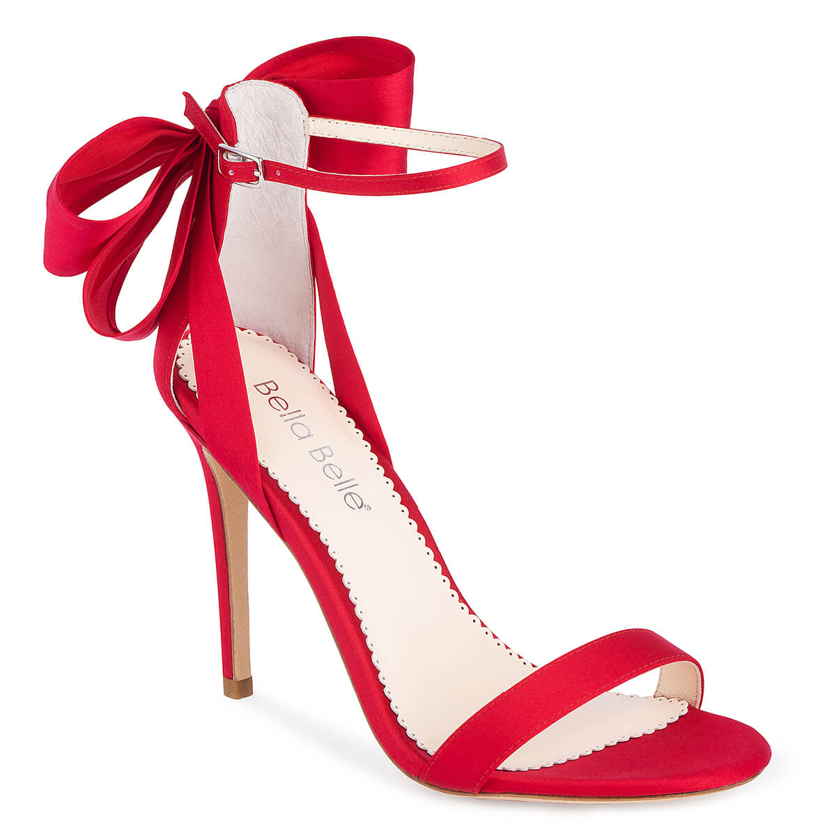 4 inch Heels Hot Pink Sandals Stiletto Heels Ankle Strap Sandals|FSJshoes