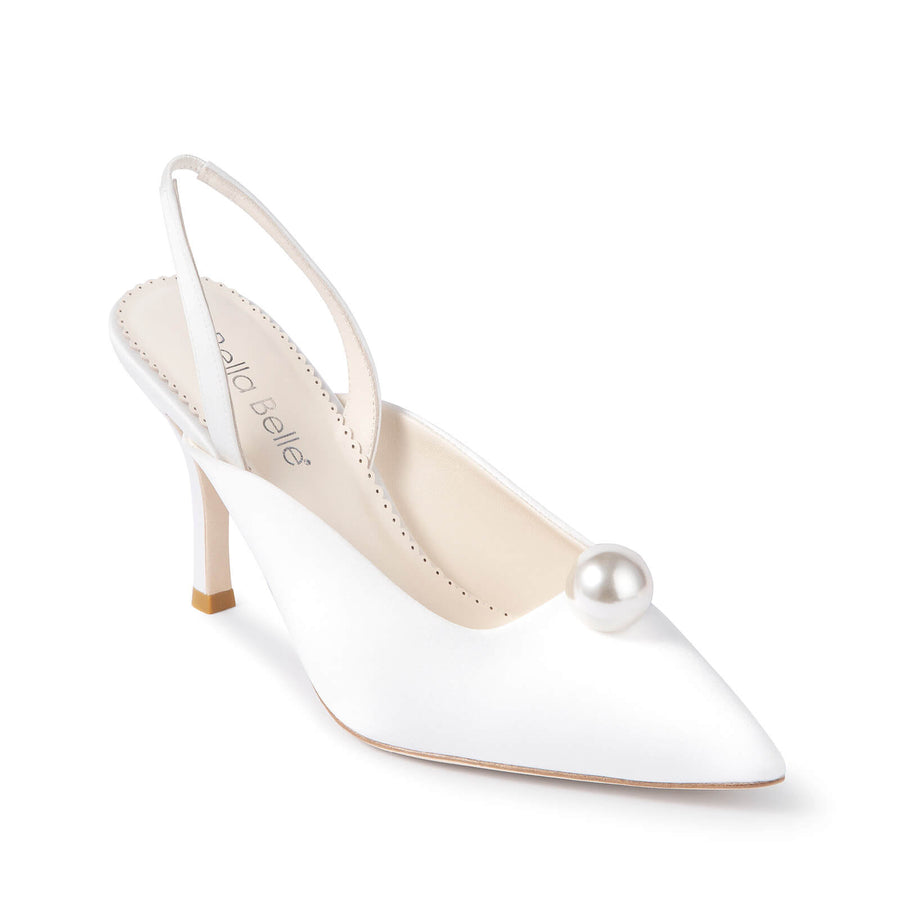 Bella Belle Misha Pearl Slingback Bridal Heels