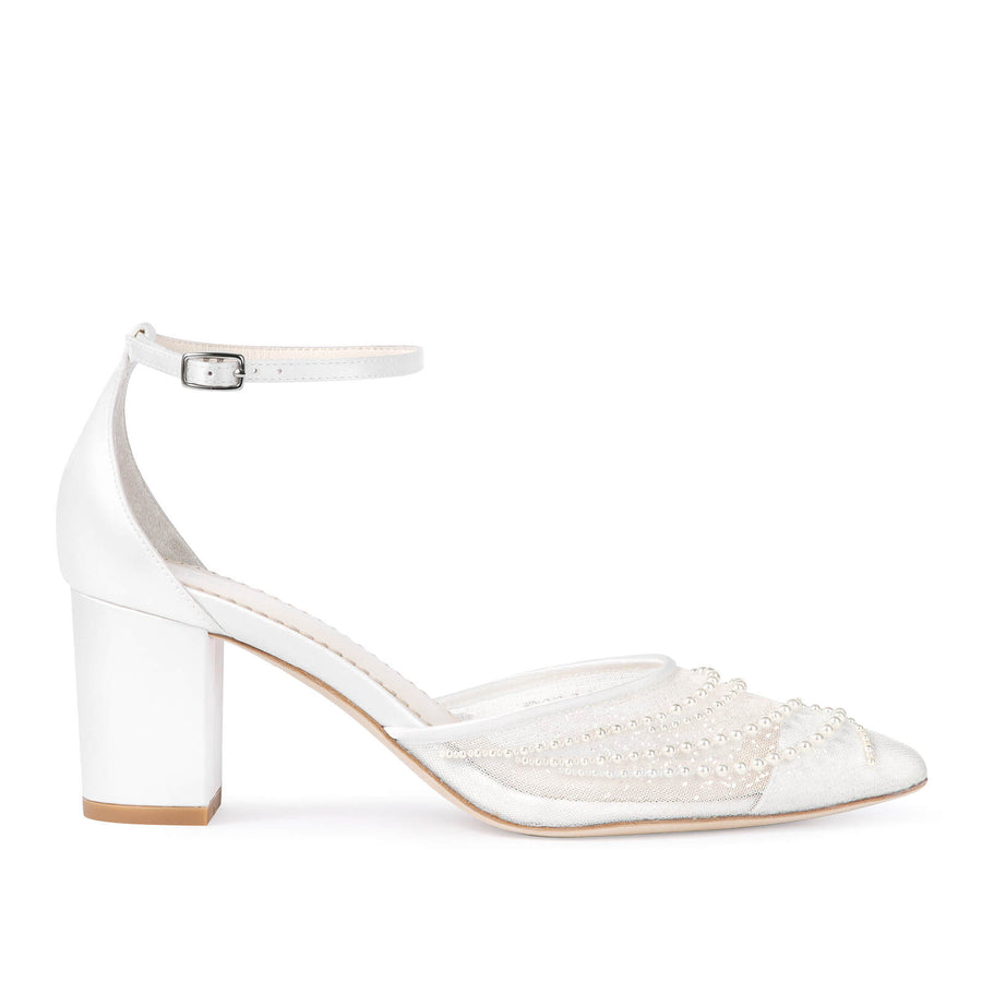 Bella Belle Perla Pearl Block Heels
