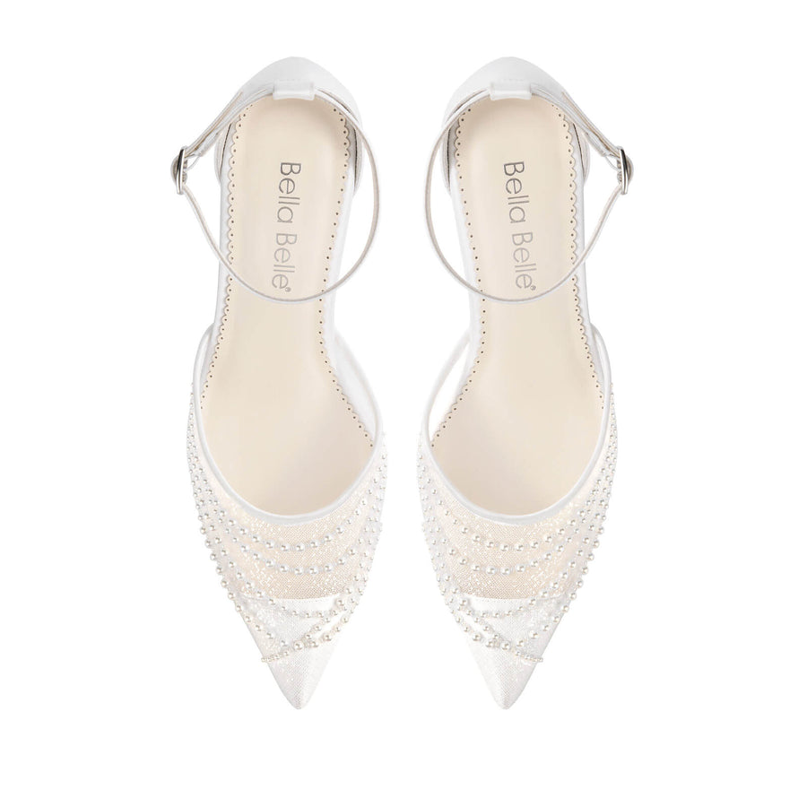 Bella Belle Perla Pearl Block Heels