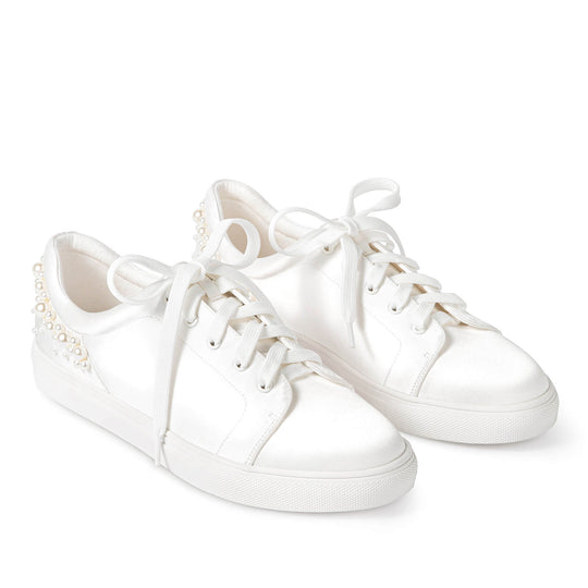 Bella Belle Tessa Pearl Wedding Sneakers