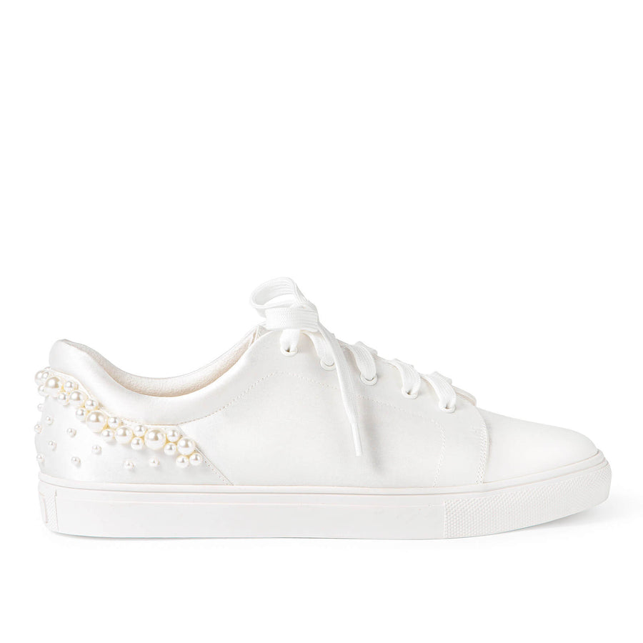 Bella Belle Tessa Pearl Wedding Sneakers