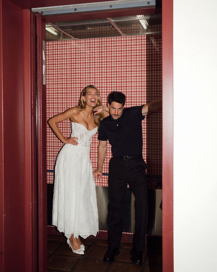 Bella belle brides Model Bregje Heinen wearing sophia wedding shoes for her civil ceremony photos