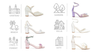 bella belle shoes block heels based on your wedding venue