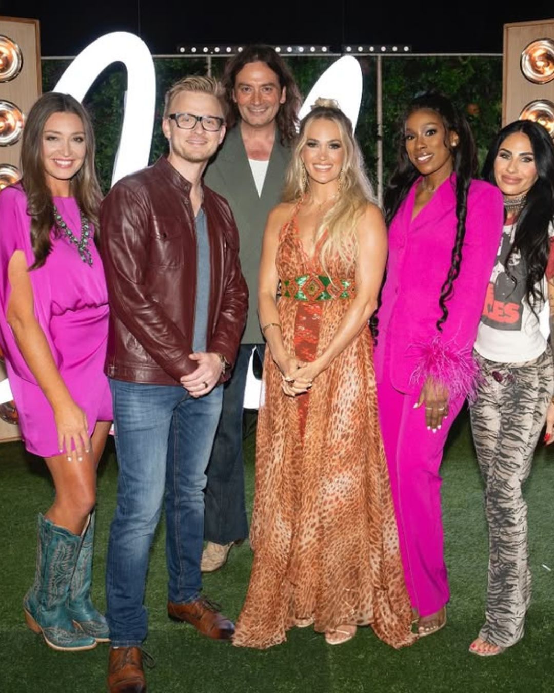 Carrie Underwood wears Bella Belle Teagan gold heels