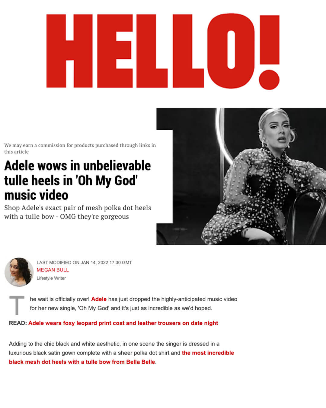 Bella Belle hello magazine