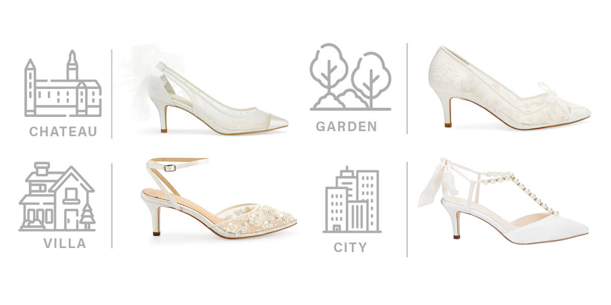 wedding low heels based on your venue