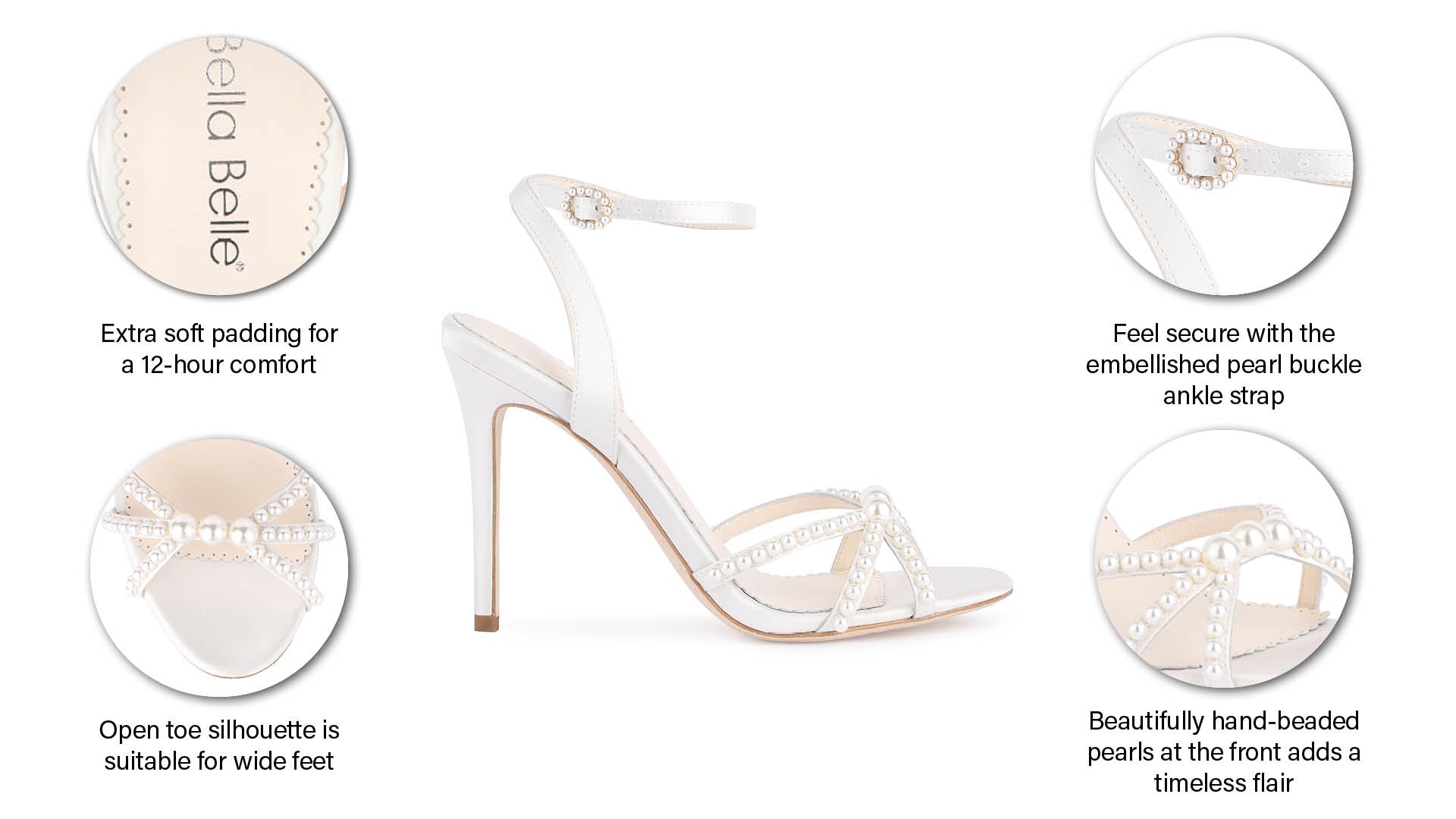 Women's Silk Satin With Ankle Strap Pearl Rhinestone Tassel Peep Toe Chunky Heel Party Shoes