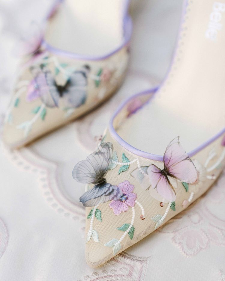 anatomy of wedding shoes