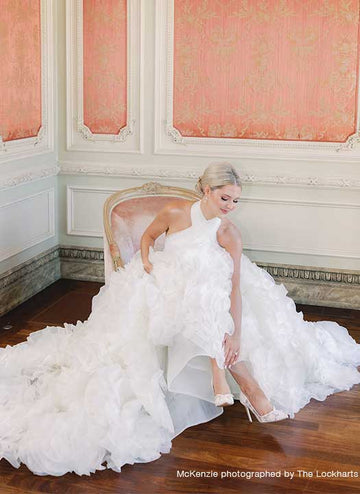 4-Inch Traditional Lace Pump Bridal Heels Bella Belle