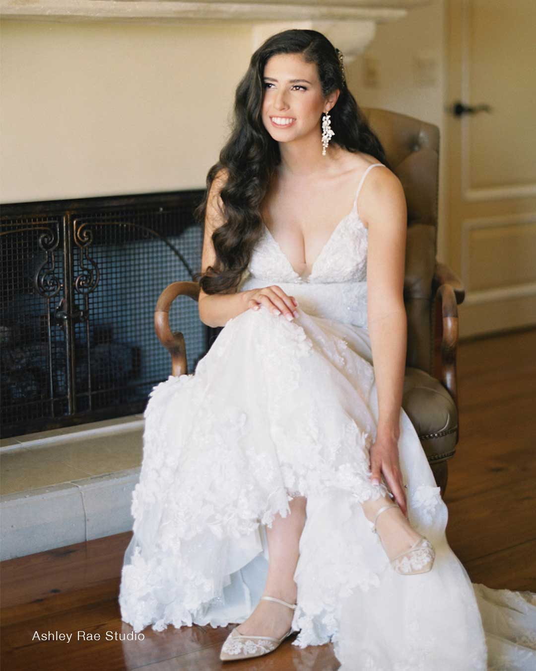 bella belle real bride wearing adora