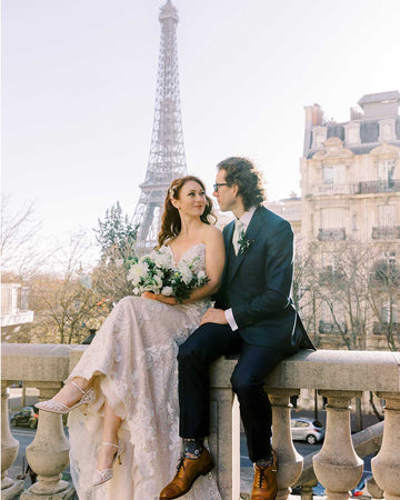 bella-belle-real-bride-wearing-frances-crystal-heels-for-her-paris-engagement-shoot