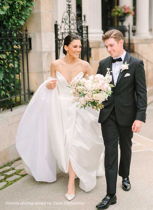 Ivory D'Orsay Wedding Heels with Bow