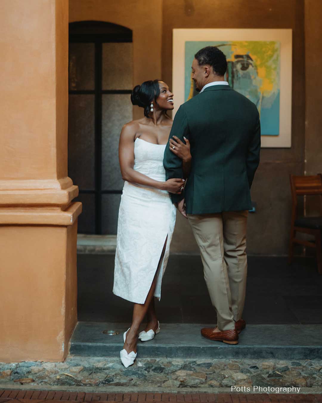 jaccquard wedding dress