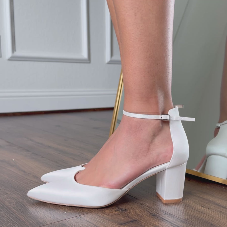 bella belle mia wedding block heels video