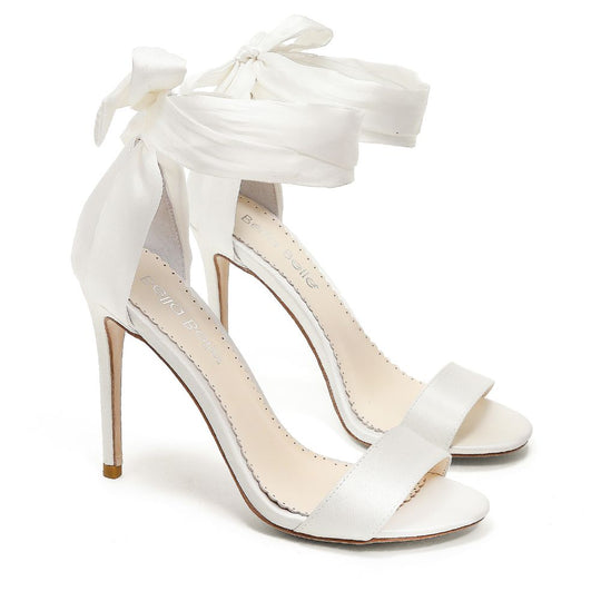 Ankle Tie Tie Sandals Heel Strappy Stiletto Wedding Shoes With