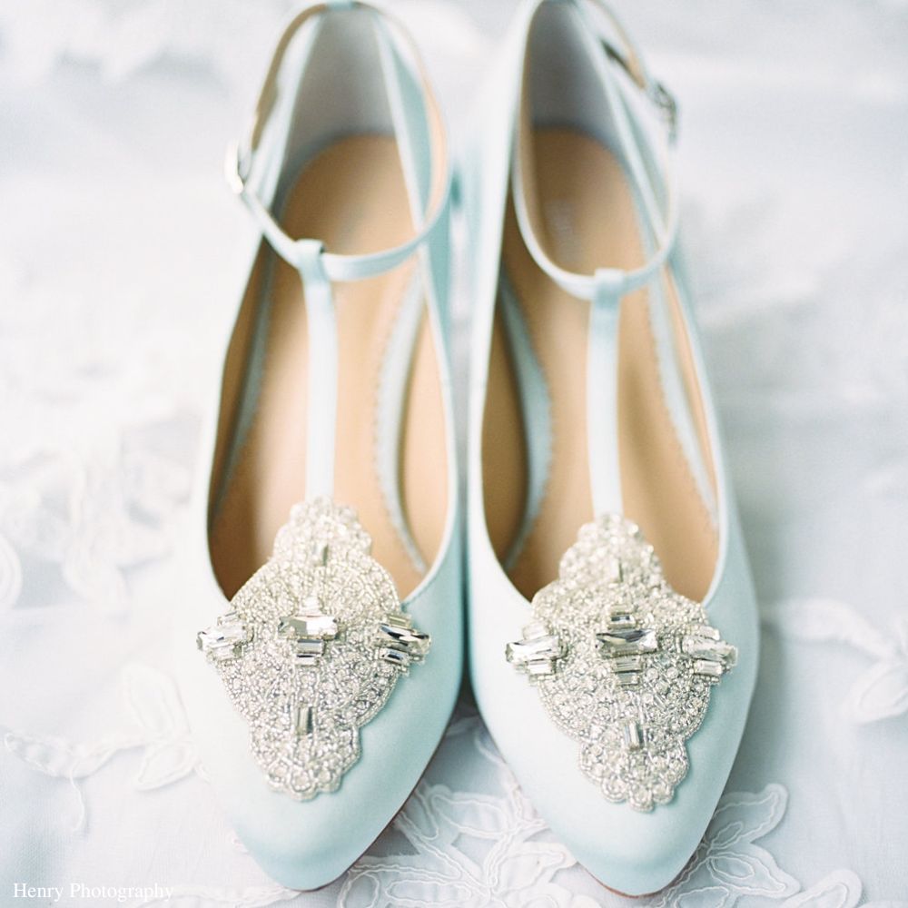 Bella Belle Shoes Annalise Something Blue Art Deco Wedding Shoes