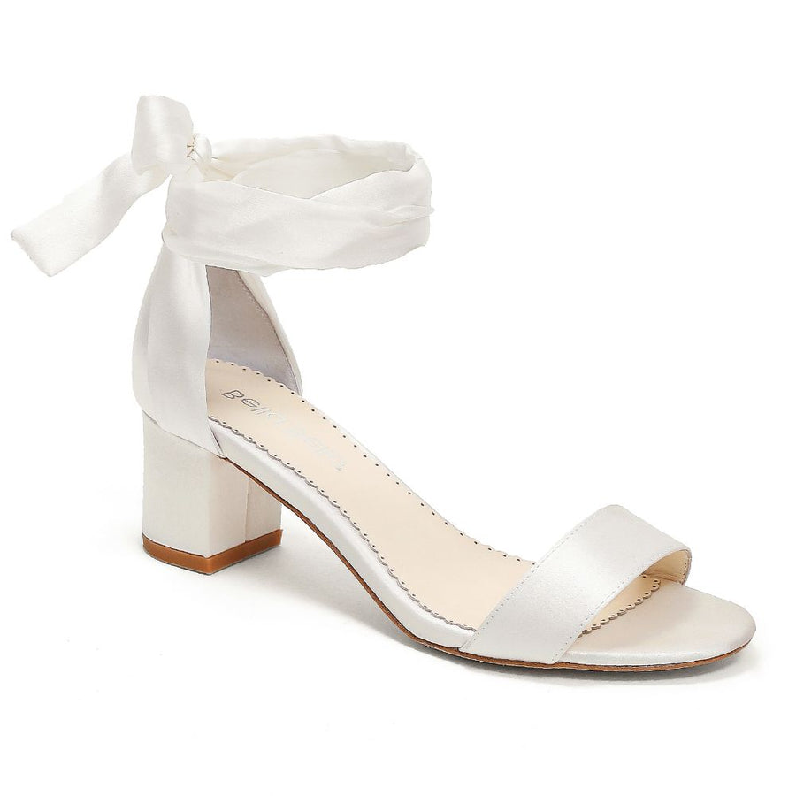 Bella Belle Shoes Ardelia Block Heel Pumps with Ankle Strap Open Toe