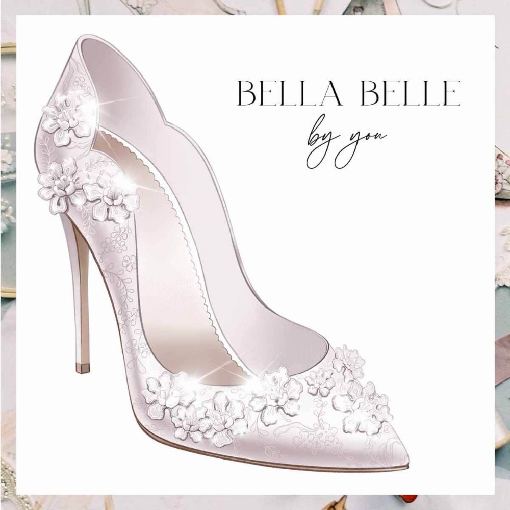 Bella Belle Shoes Aurora Crystal and Lace Bridal Shoes