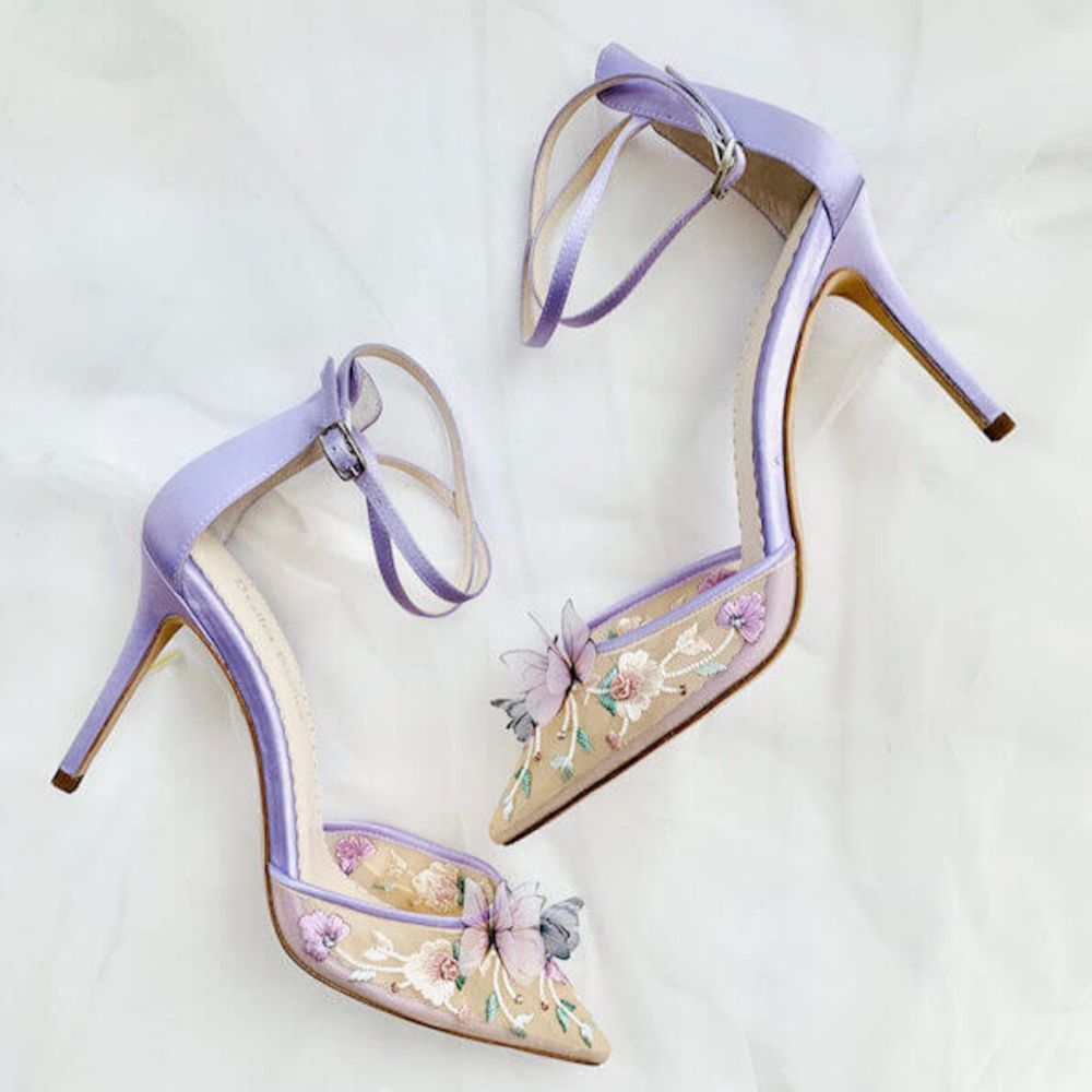 Ankle Strap Sandals For Weddings And Proms High Heels With Butterfly Decor,  Red Bridal Shoes, Gold Colored Perfect For Summer From Enjg, $98.39 |  DHgate.Com